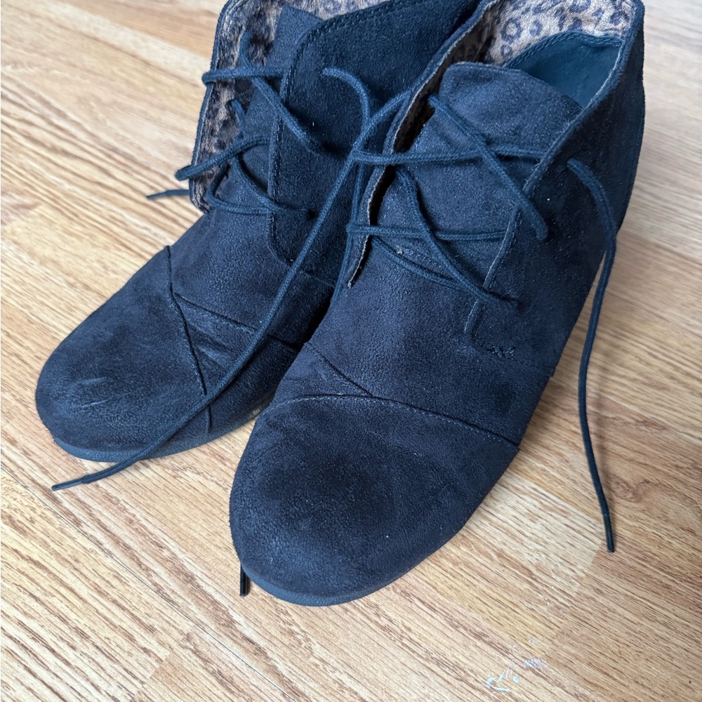 Black Suede Ankle Boots
